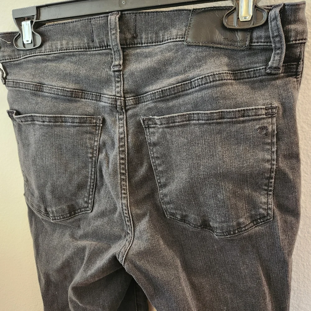 Madewell Roadtripper Jeans Women's Size 27 Black Skinny Mid Rise Denim‎